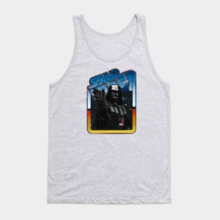 The Villain (nebula background, desert border) Tank Top